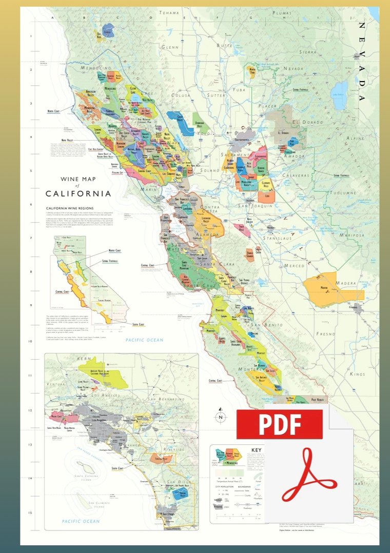 Digital Delong Wine Maps