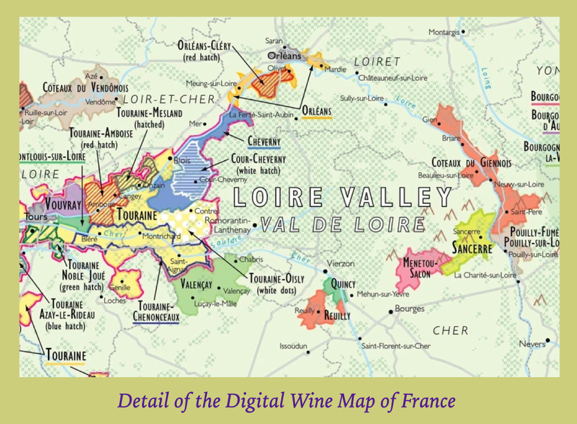 Digital Delong Wine Maps